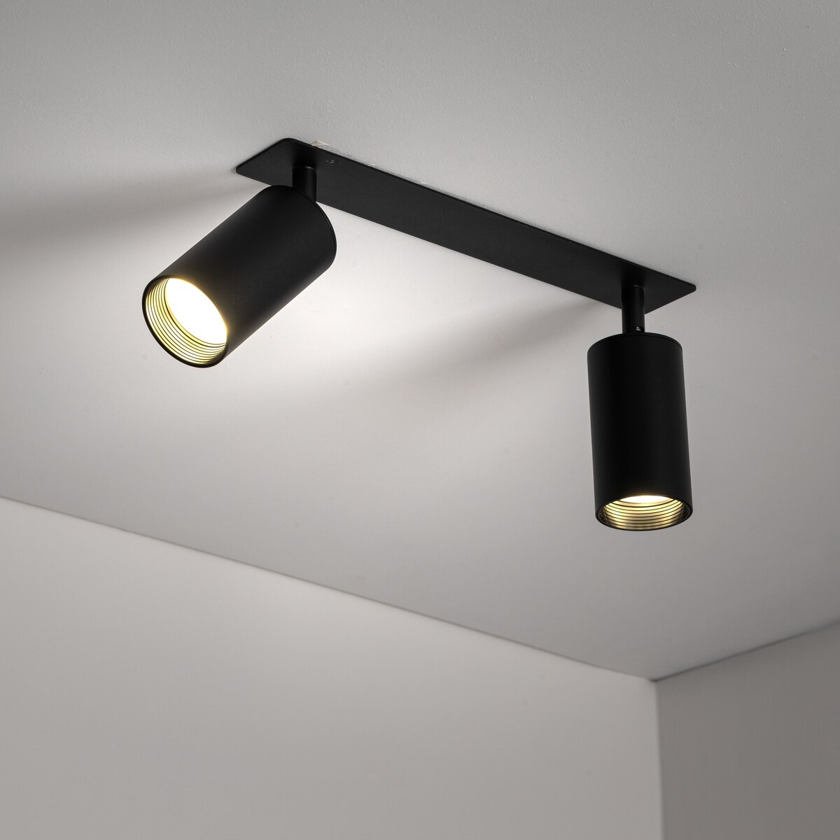 Lampa podtynkowa reflektor podwójny TK Lighting AMIS BLACK 10807 GU10 czarna