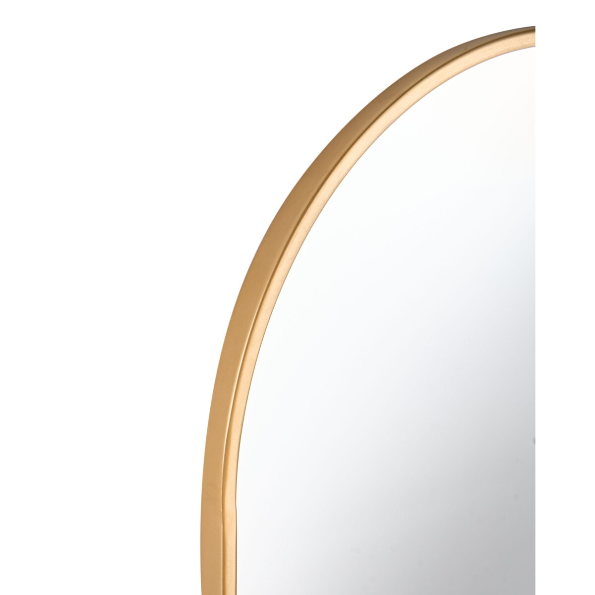 Lustro ścienne AZEVILLE 46 cm 122 cm Metal Złoty