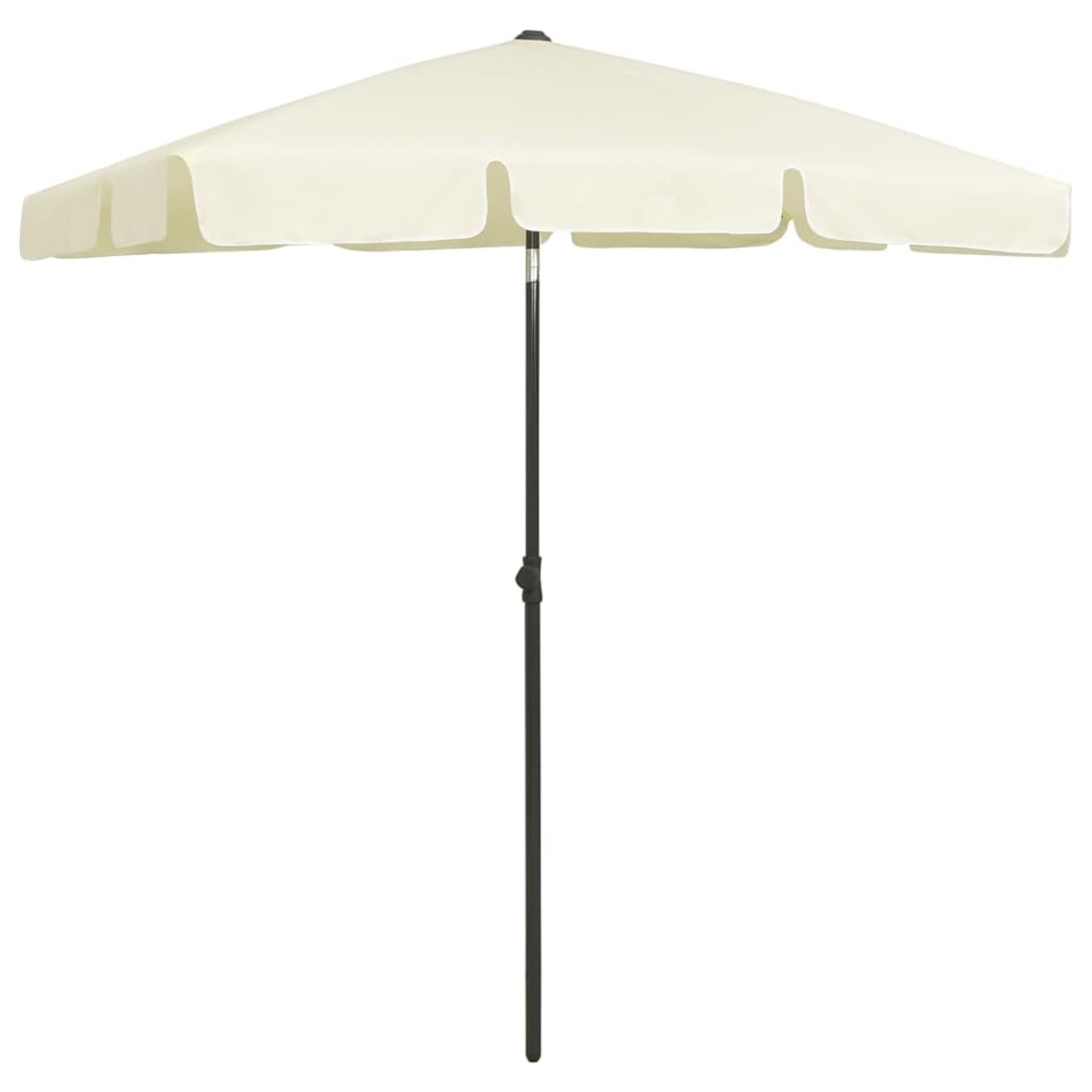 vidaXL Parasol plażowy, piaskowy żółty, 180x120 cm
