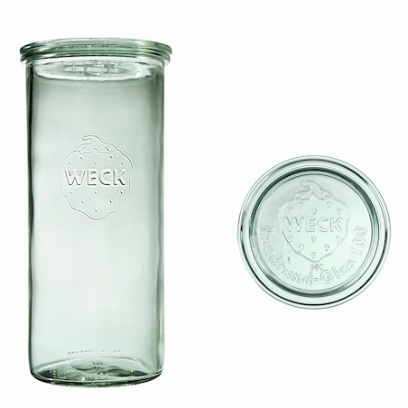 Weck Słoik cylindryczny 1500 ml z pokrywą - op. 6 szt I
