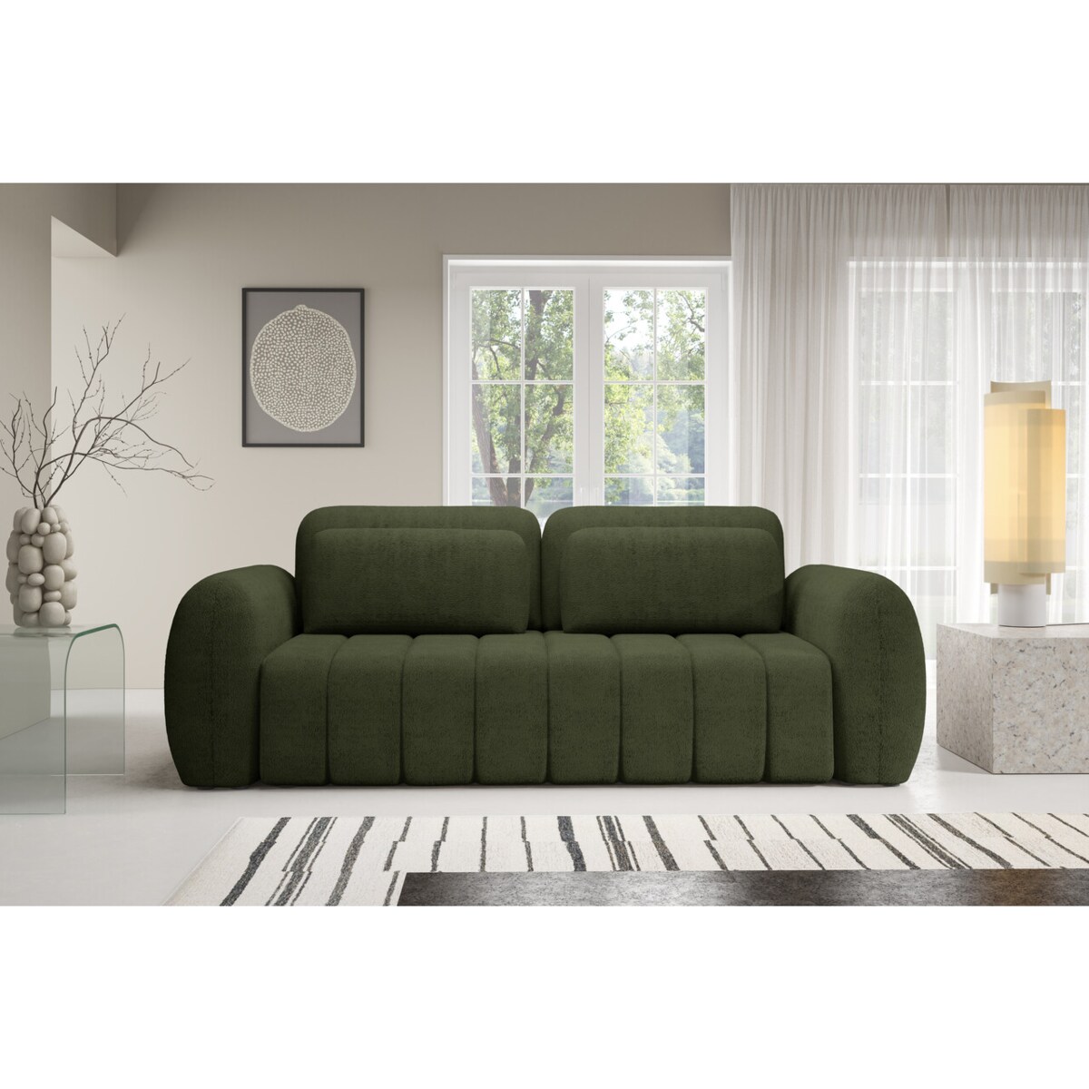 Sofa CONTII premium z funkcją spania Kolor: Quelle 38