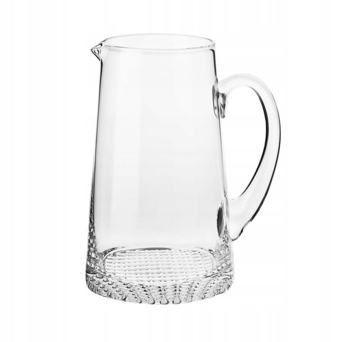 Komplet do Wody Soku z Tłoczonym Dnem Fjord 4+1 Krosno Zestaw Szklany