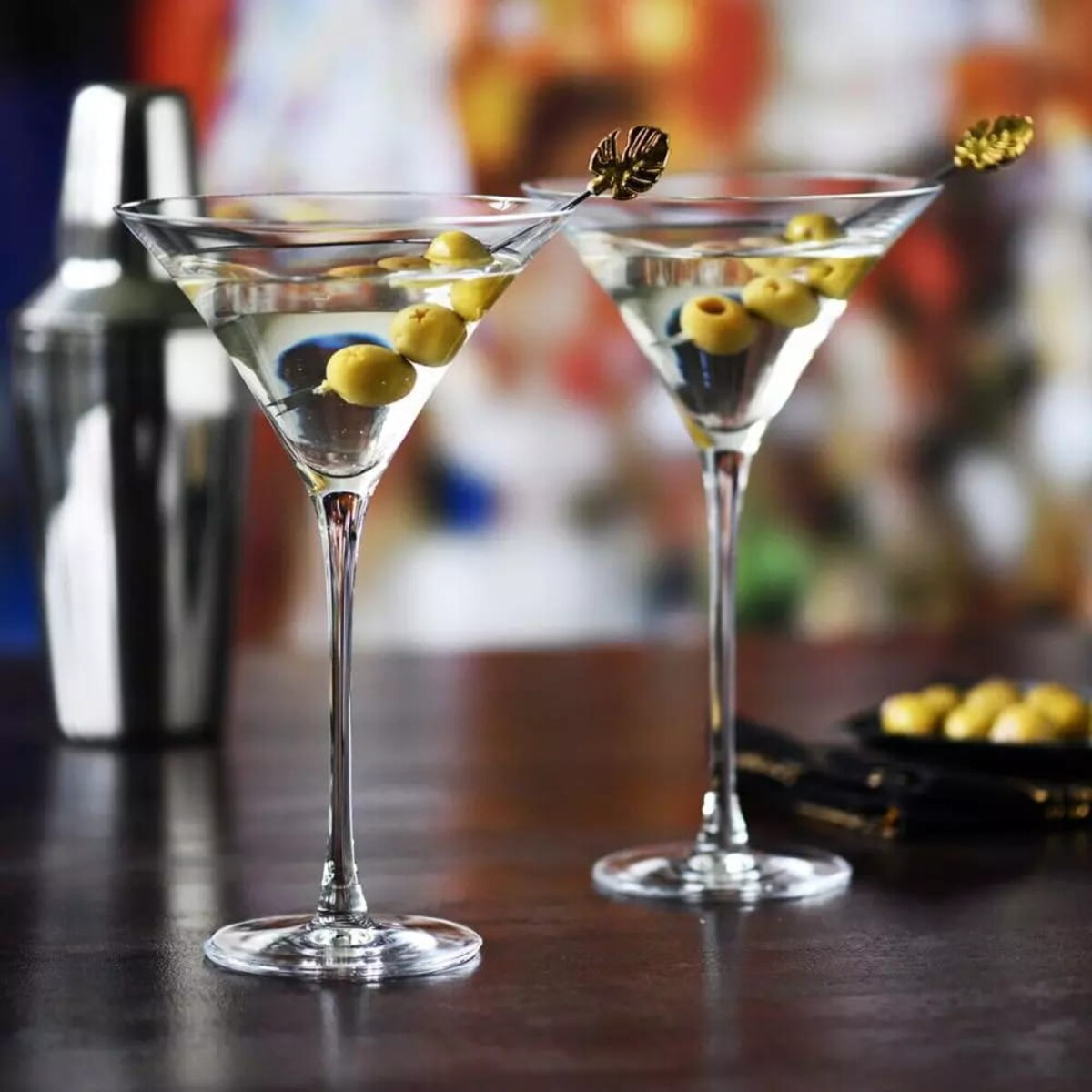 Kieliszki do martini Drinków Duet Krosno 2 szt 170 ml Eleganckie Komplet