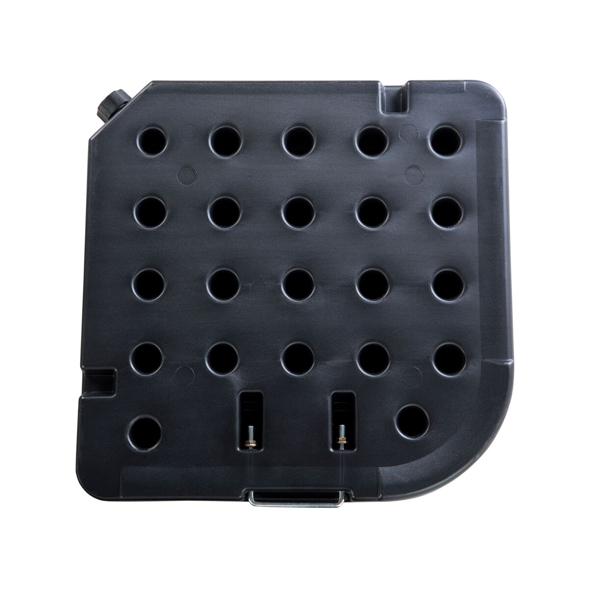 Zestaw 4 obciążników do parasola ogrodowego czarny CARIA