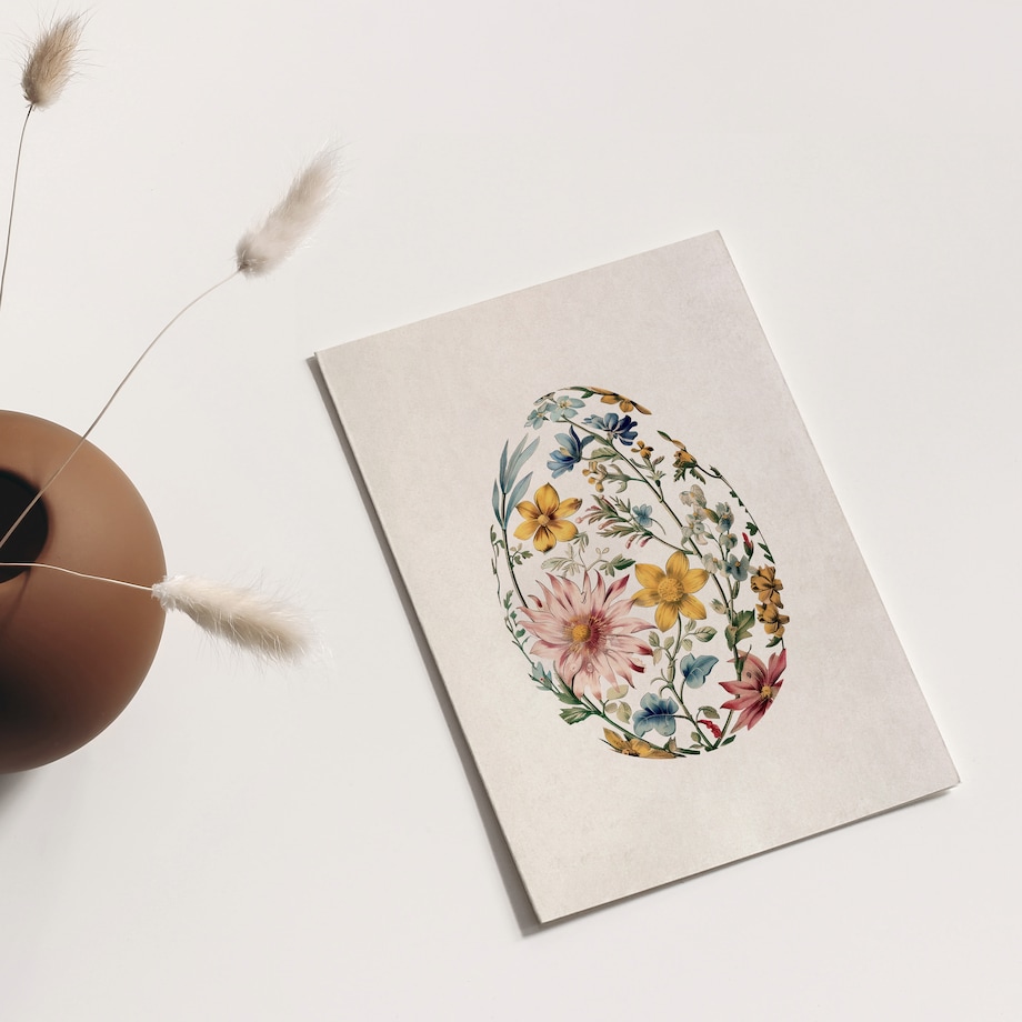 Plakat Kwiecista Pisanka #2 21x30cm