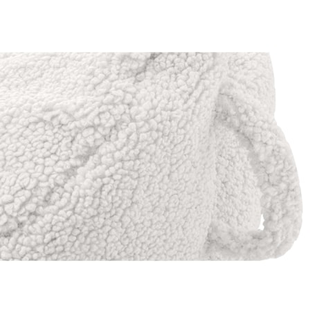 KONSIMO COSMO puf typu worek w kolorze białym