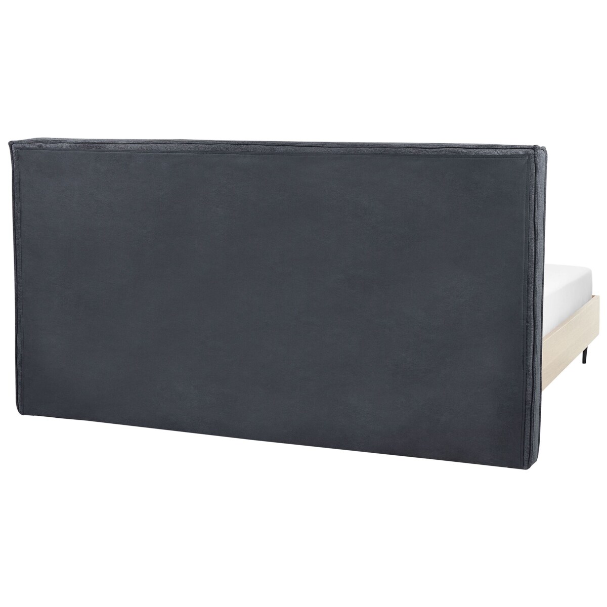 Łóżko tapicerowane 180 x 200 cm szare IZERNORE