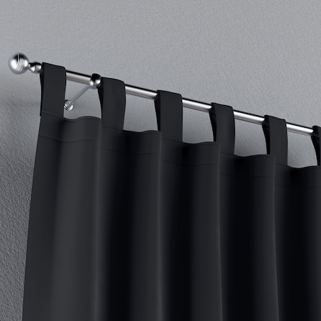Zasłona na szelkach 1 szt. 130x260 czarny