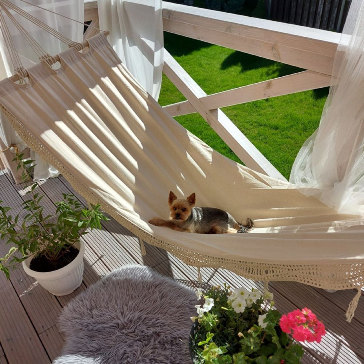 HAMAK OGRODOWY W STYLU BOHO ETNO