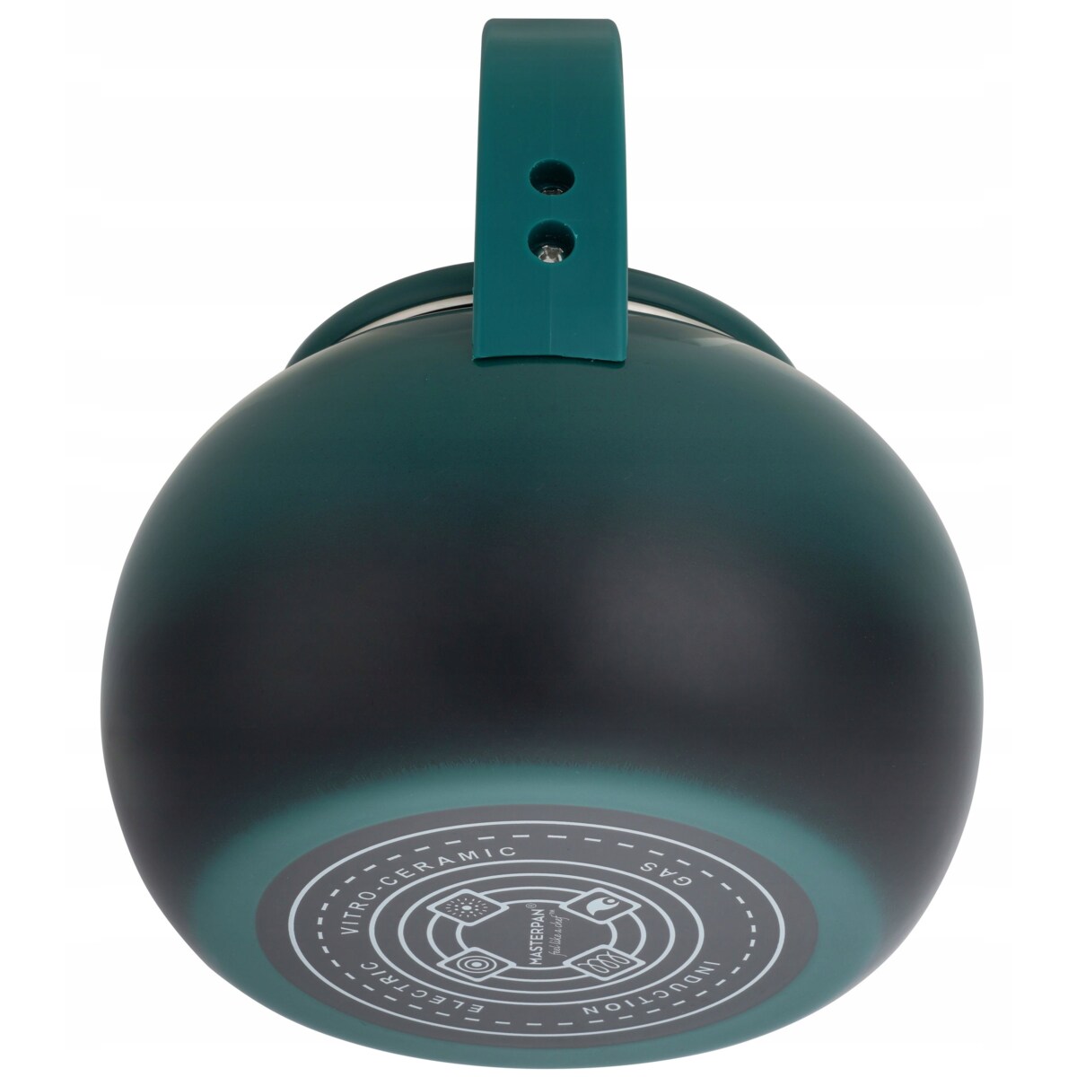 Czajnik Emaliowany Retro 2.2L Zielony Z Gwizdkiem Stal Węglowa Indukcja Gaz