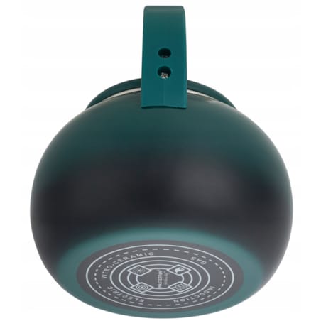 Czajnik Emaliowany Retro 2.2L Zielony Z Gwizdkiem Stal Węglowa Indukcja Gaz