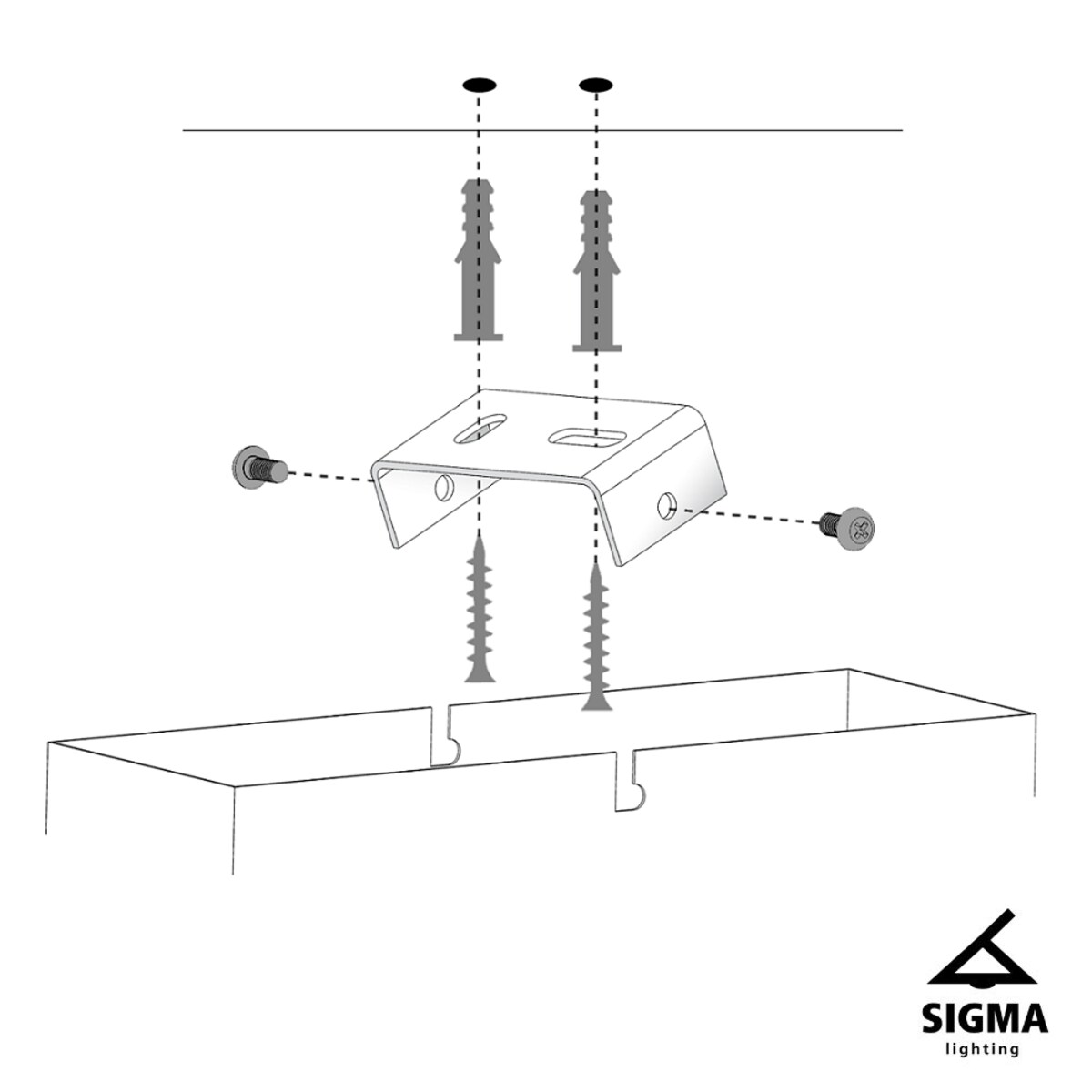 Wisząca lampa do salonu Gondola L 40634 Sigma łódka czarna miedziana