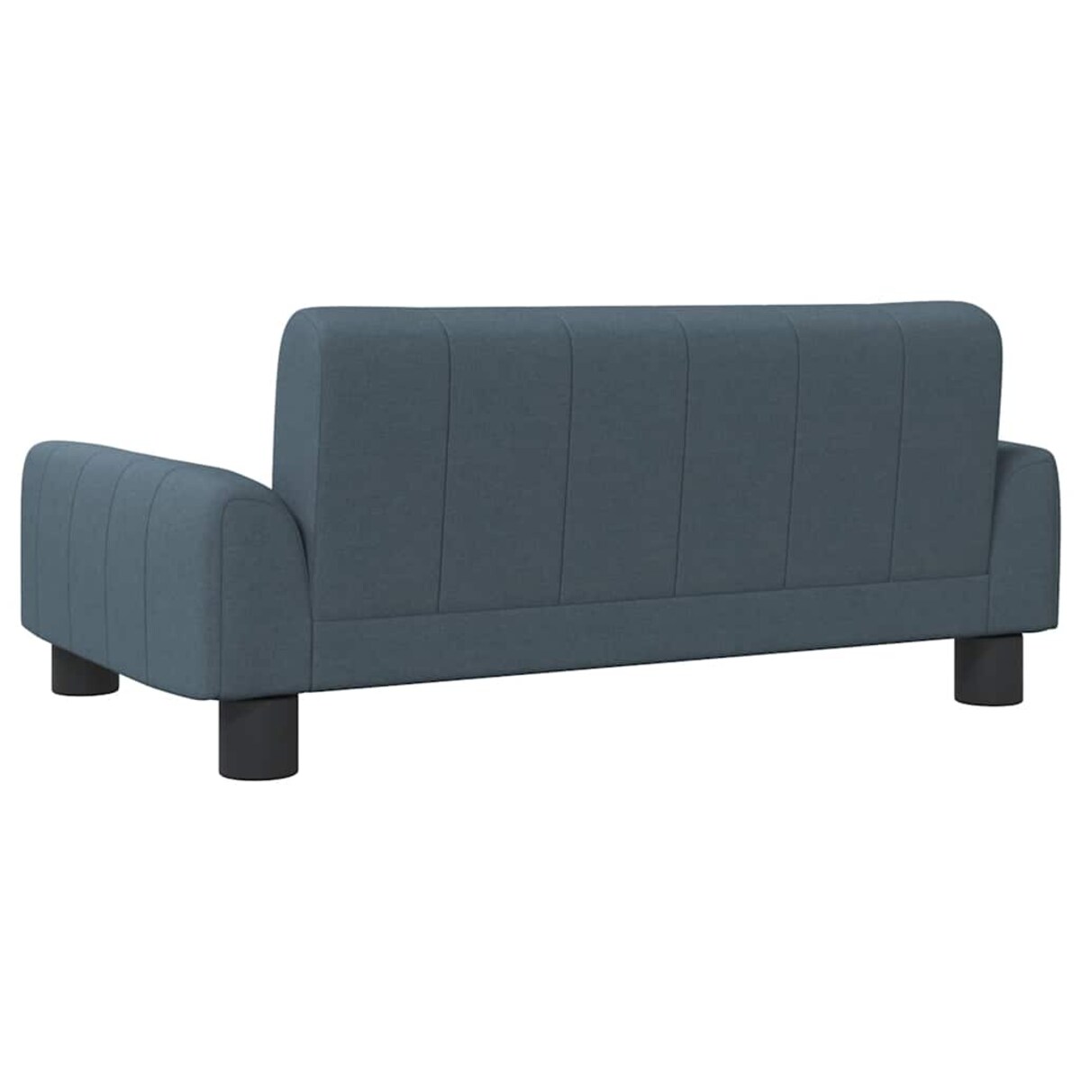 vidaXL Sofa dla dzieci, ciemnoszara, 70x45x30 cm, obita tkaniną