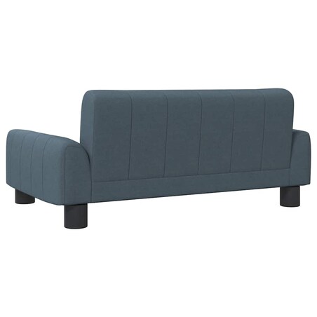 vidaXL Sofa dla dzieci, ciemnoszara, 70x45x30 cm, obita tkaniną
