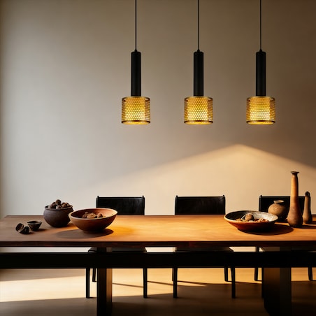 Lampa wisząca Light Prestige Amo czarny 3 x E27 1 szt.
