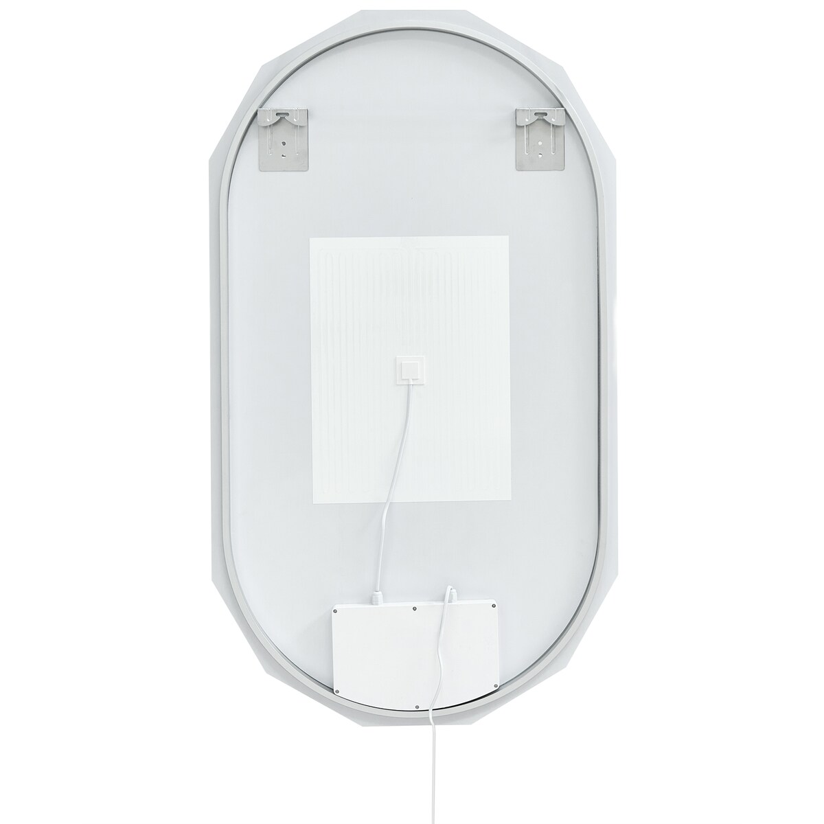 Lustro łazienkowe LED ANIZY 62 cm 110 cm Srebrny