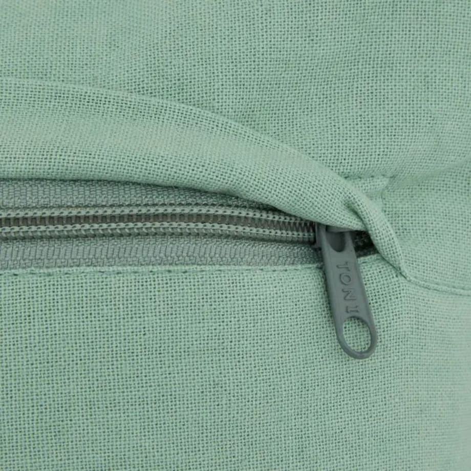 Poduszka dekoracyjna, bawełniana, turkusowa, Ciao Bella, 40x40 cm