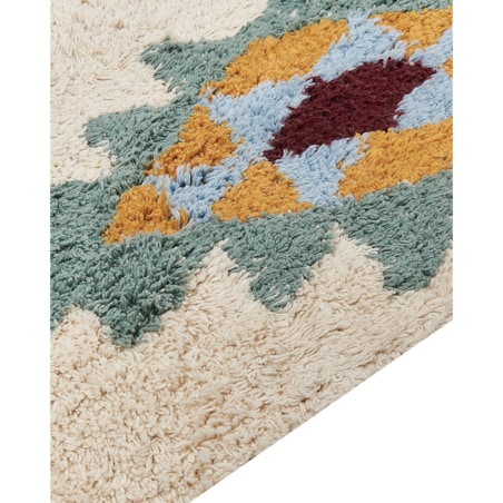 Dywan bawełniany 160 x 230 cm wielokolorowy DUZCE
