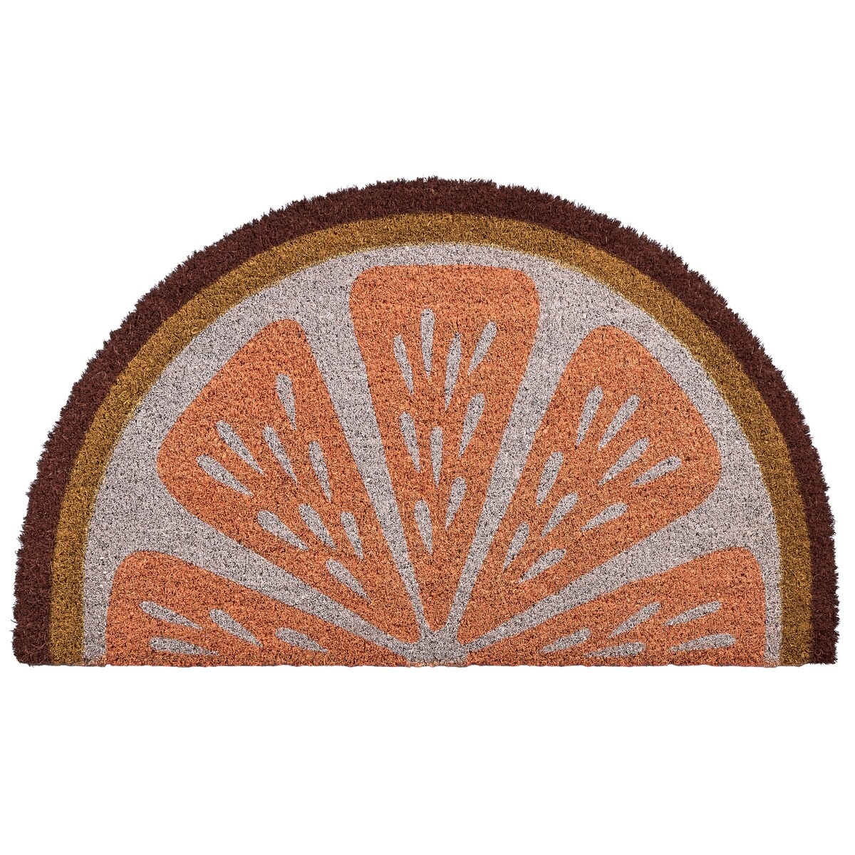 Wycieraczka DAVAO Pomarańczowy 45 x 75 cm Włókno kokosowe