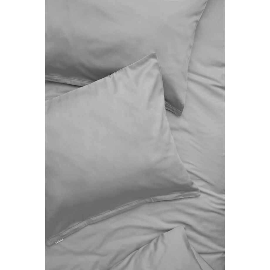 Pościel satynowa cloudy grey 150/200 + 50/60 cm