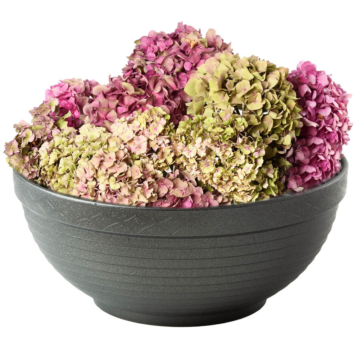 3X Donica Na Kwiaty Zestaw 26/30/34 Cm Wrzosy Stroik Doniczka Misa Do Ogrodu Domu