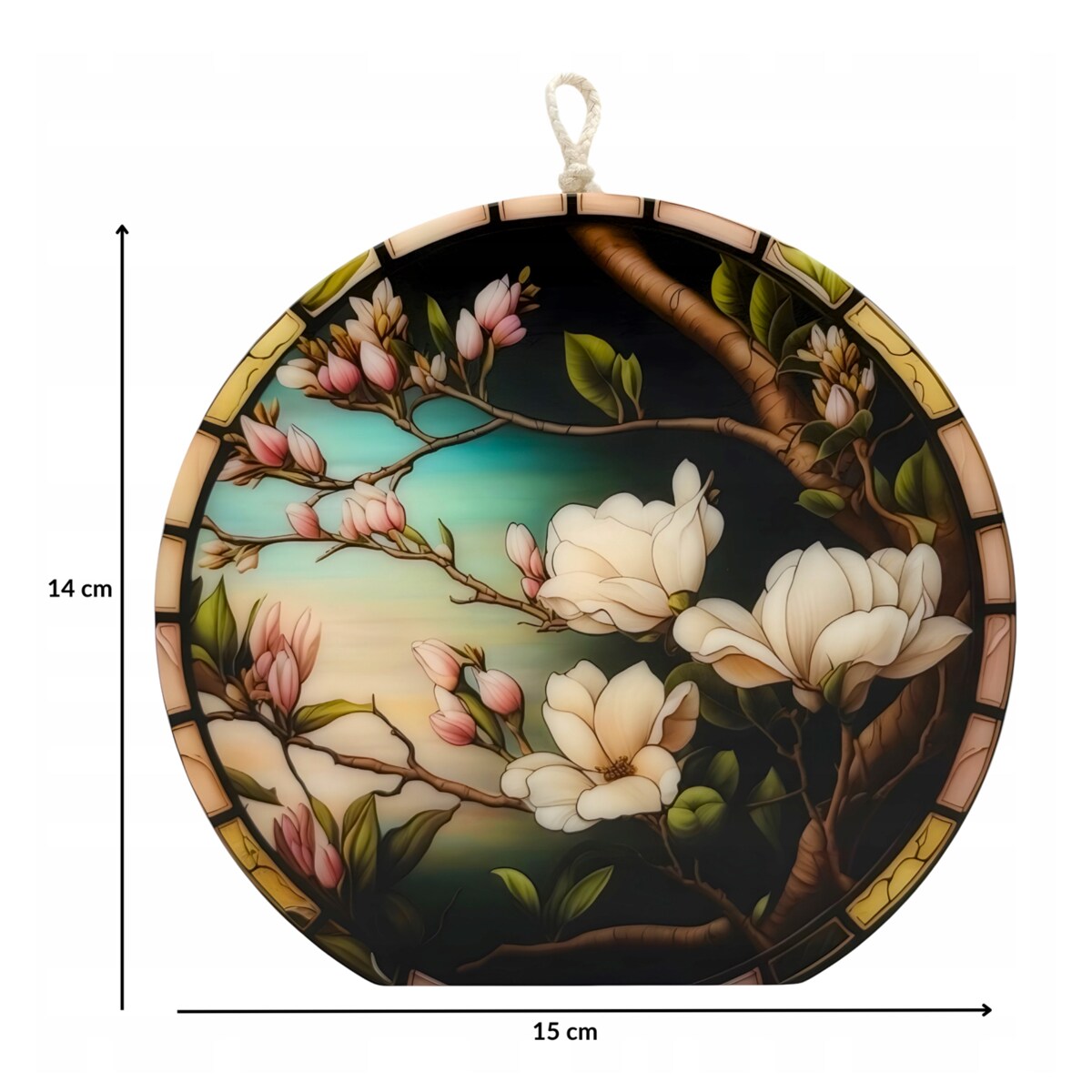 Świeca sojowa ozdobna kwiaty, prezent na Dzień Kobiet, dla Mamy, Przyjaciółki