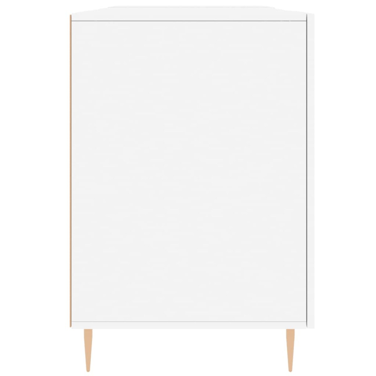 vidaXL Biurko, białe, 140x50x75 cm, materiał drewnopochodny