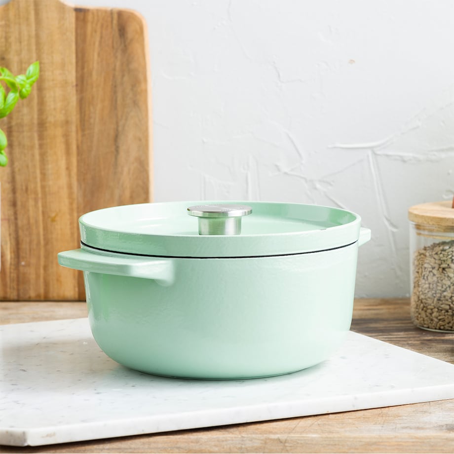 KitchenAid Garnek żeliwny 3,3 l - Pistachio