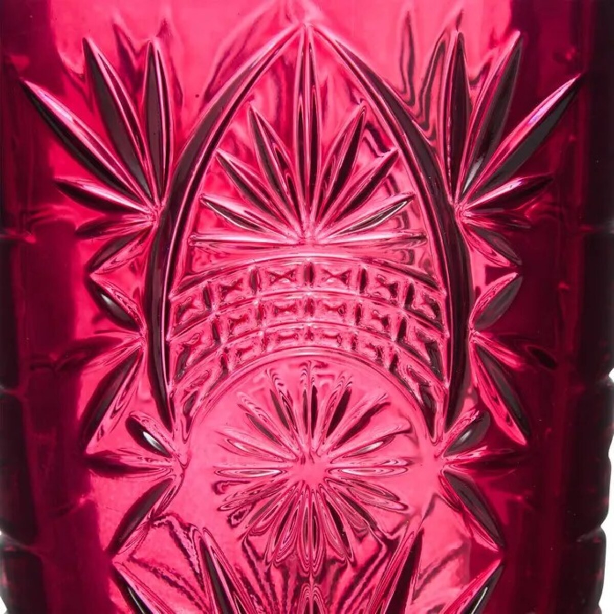 Komplet 4 szklanek, 350 ml, Ayla, odcienie różu