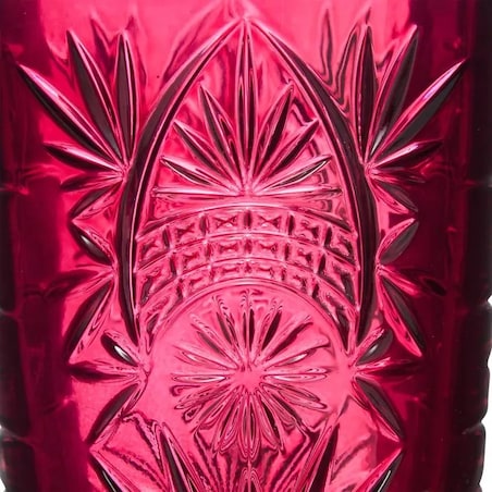 Komplet 4 szklanek, 350 ml, Ayla, odcienie różu