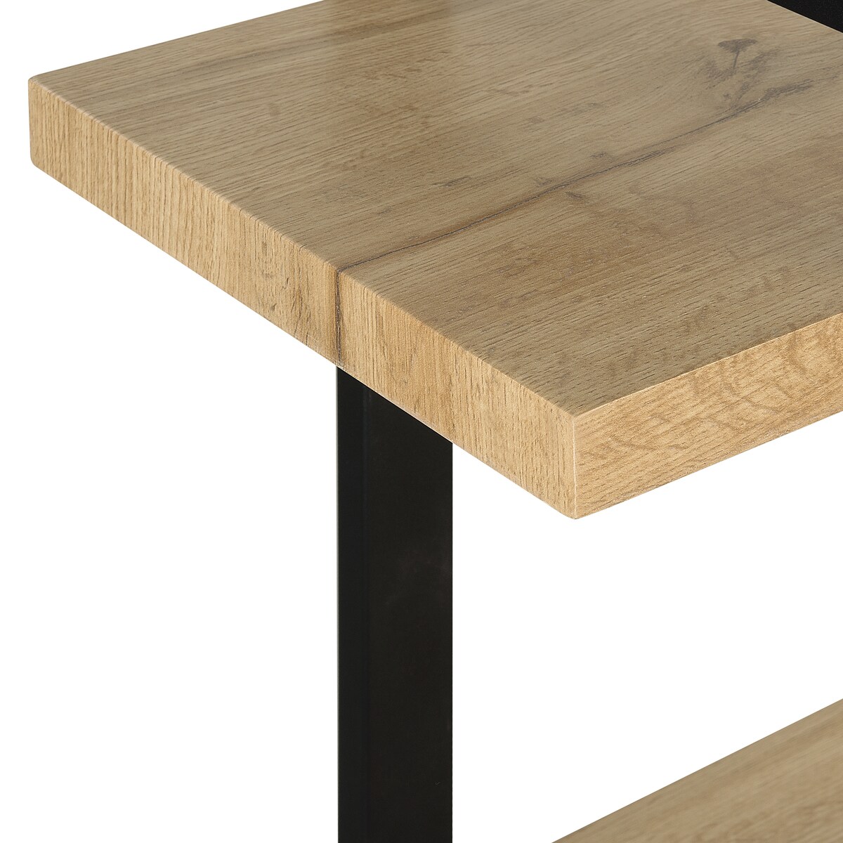 Regał 3 półki TIMBER 111 cm Jasnobrązowy