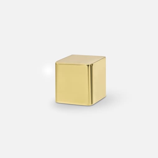 LANA S uchwyt jednopunktowy mosiężny polerowany lakierowany