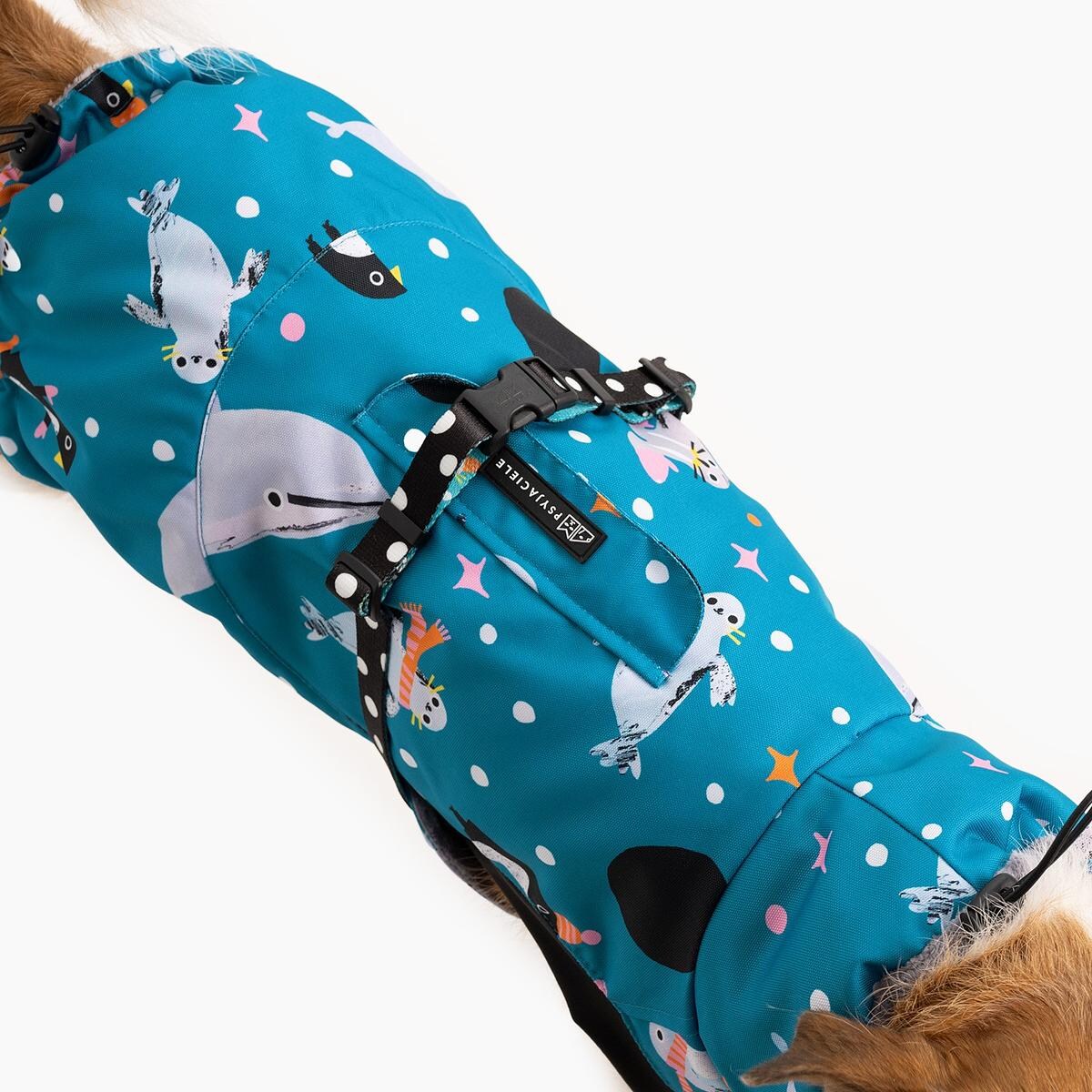 Kurtka dla psa "Łot de fok?" - Rozmiar: XL