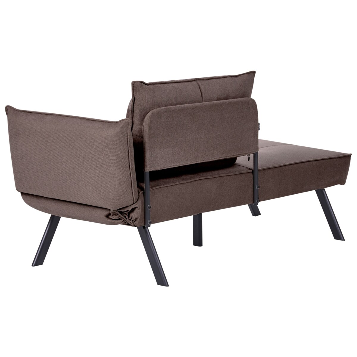 Szezlong prawostronny ROCAMADOUR Brązowy