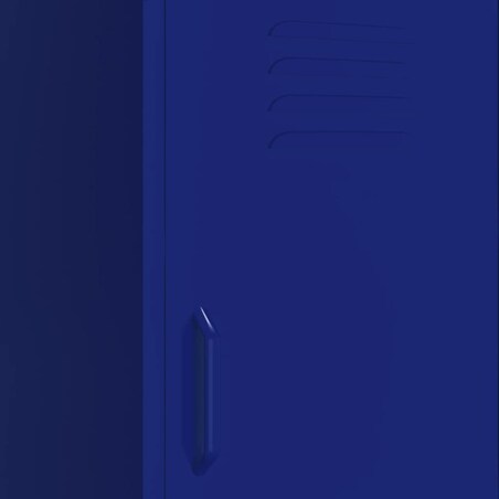 vidaXL Szafka, granatowa, 42,5x35x101,5 cm, stalowa