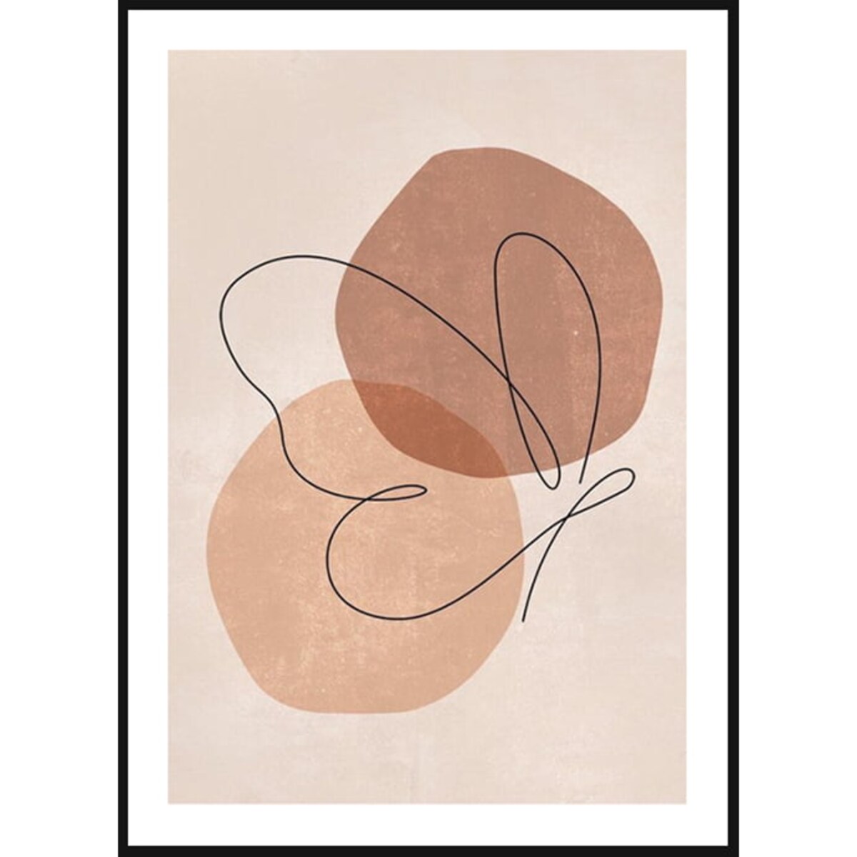 Poster Story, Plakat, Obraz - Motylek w Konturach, wymiary 60 x 84 cm