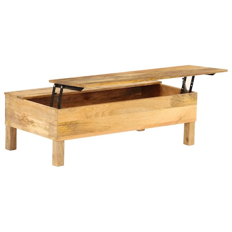 vidaXL Stolik kawowy z litego drewna mango, 110 x 55 x 35 cm