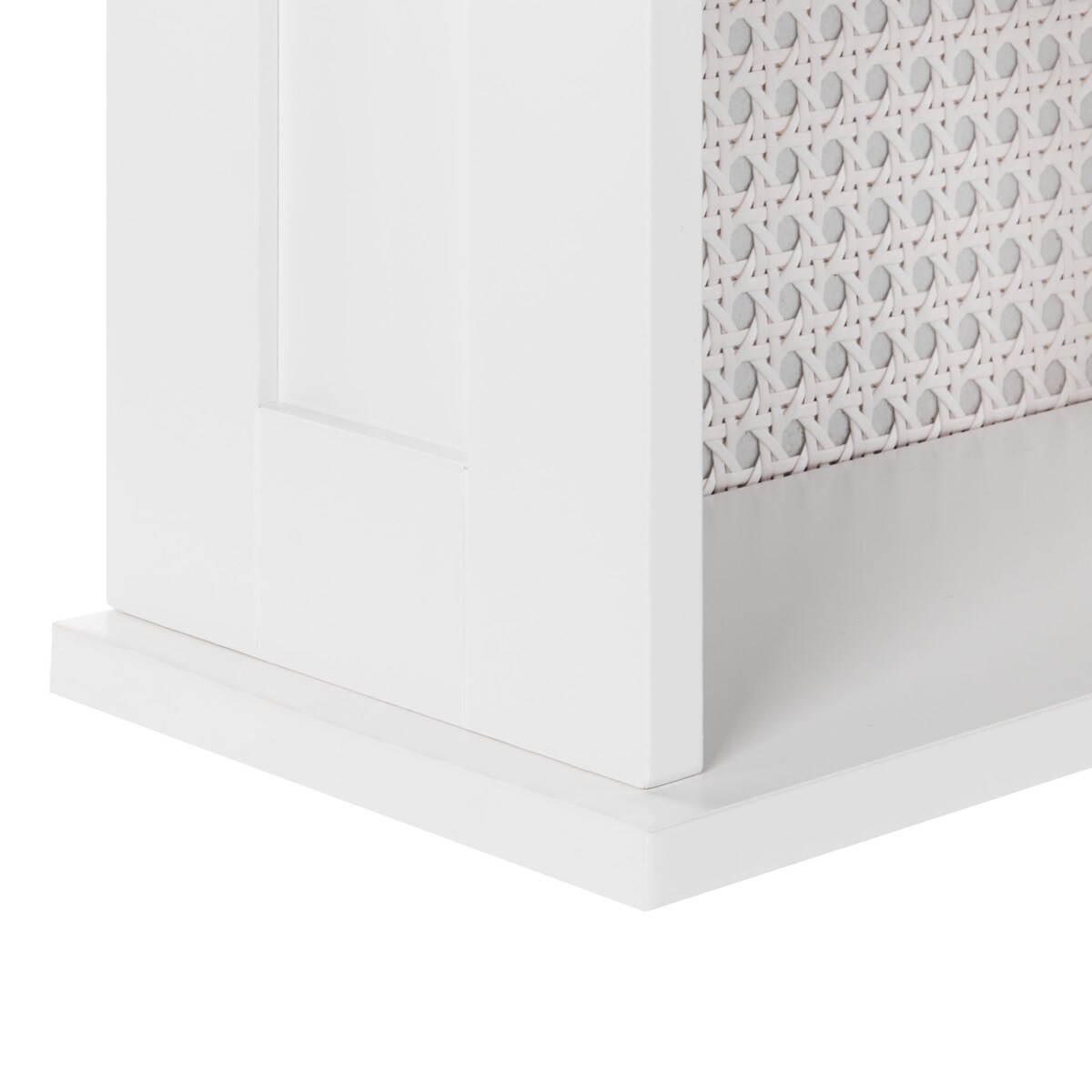 Szafka łazienkowa wisząca z lustrem HUILA 34 cm 53 cm Biały