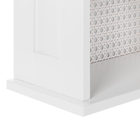 Szafka łazienkowa wisząca z lustrem HUILA 34 cm 53 cm Biały