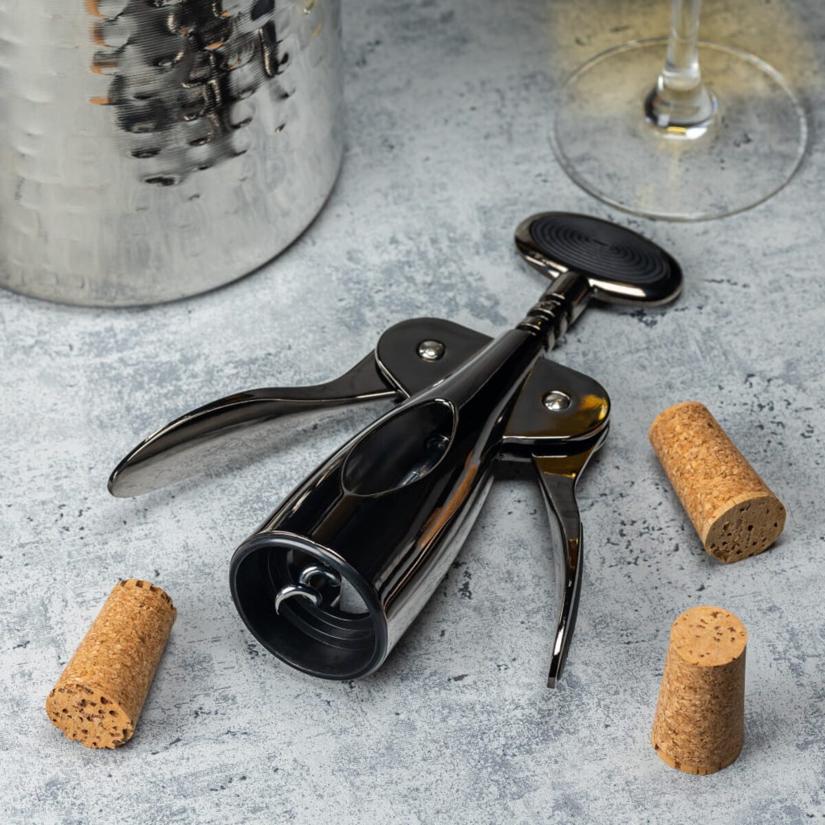Otwieracz do wina korkociąg KINGHOFF