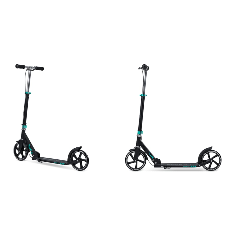 Hulajnoga miejska składana Soke City czarno-turkusowa