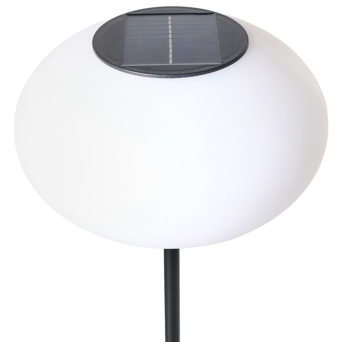Lampa ogrodowa stojąca solarna LED LUMBE Czarny