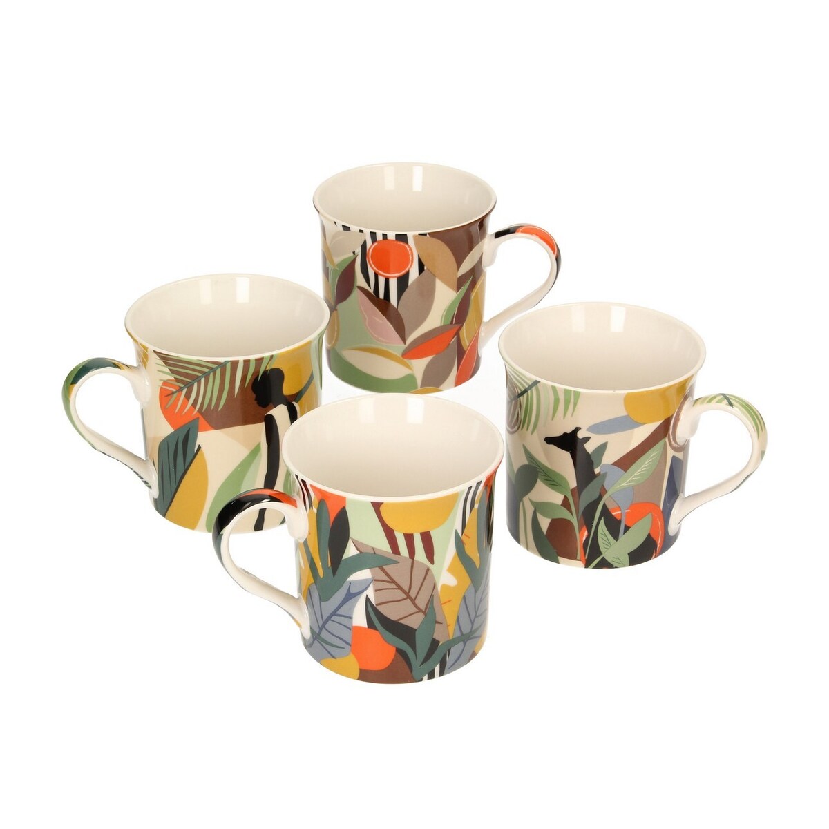 Zestaw kubków Nubia 4szt., 12 x 9 x 9 cm