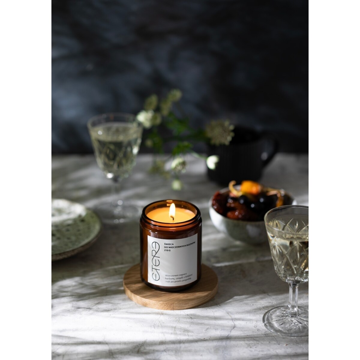 Świeca do wieczornych rozmów