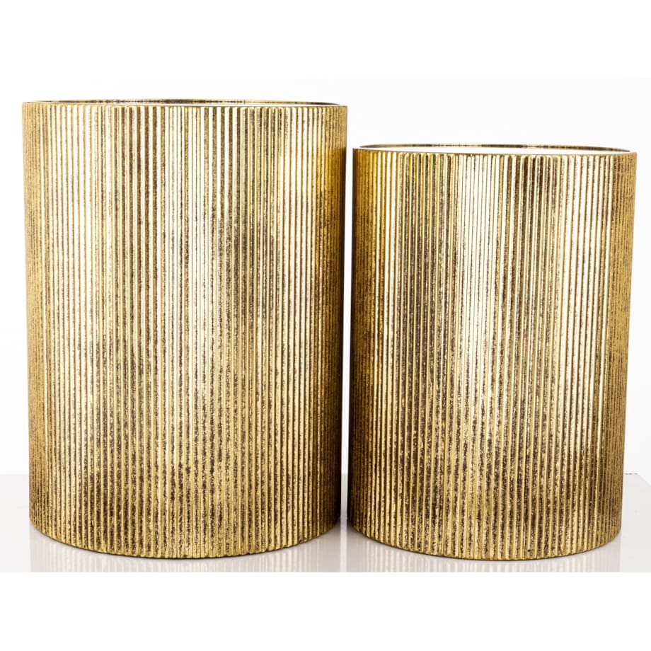 Stolik kawowy 2 szt. okrągły 50,5x38x38 i 45,5x33x33 cm TOLKA