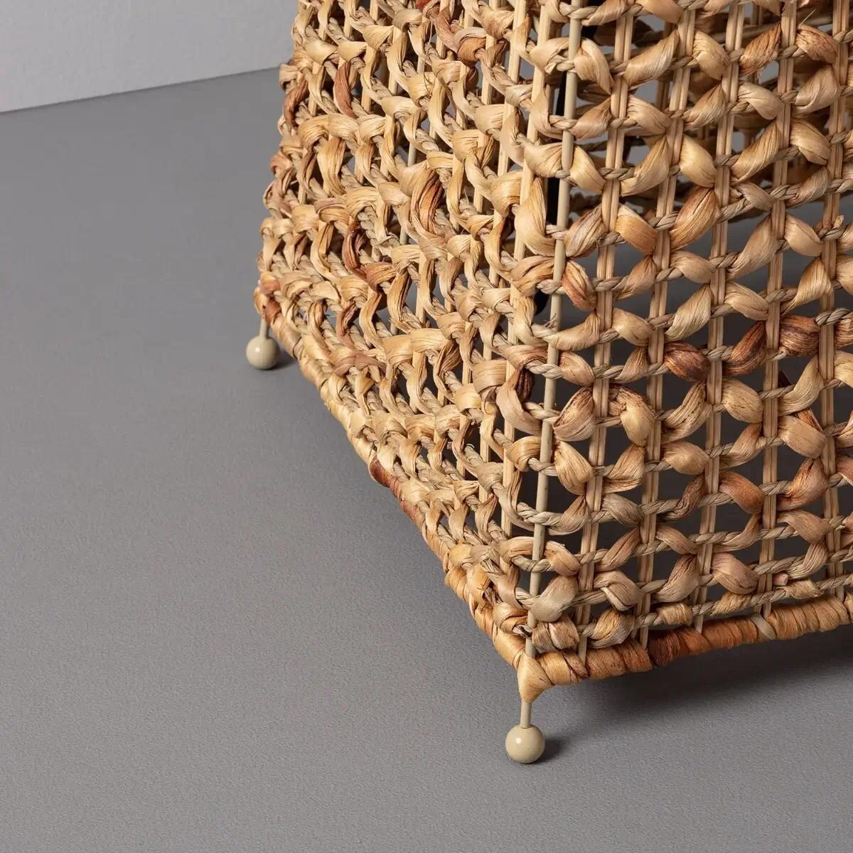 Podłogowa lampa Boho ABR-LP2-BH-E27 Abruzzo włókno naturalne brązowa