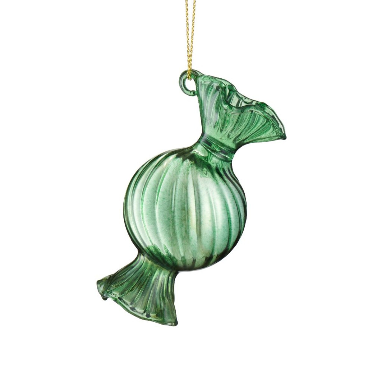 VILLA ITALIA Bombka szklana CUKIEREK green 8 cm