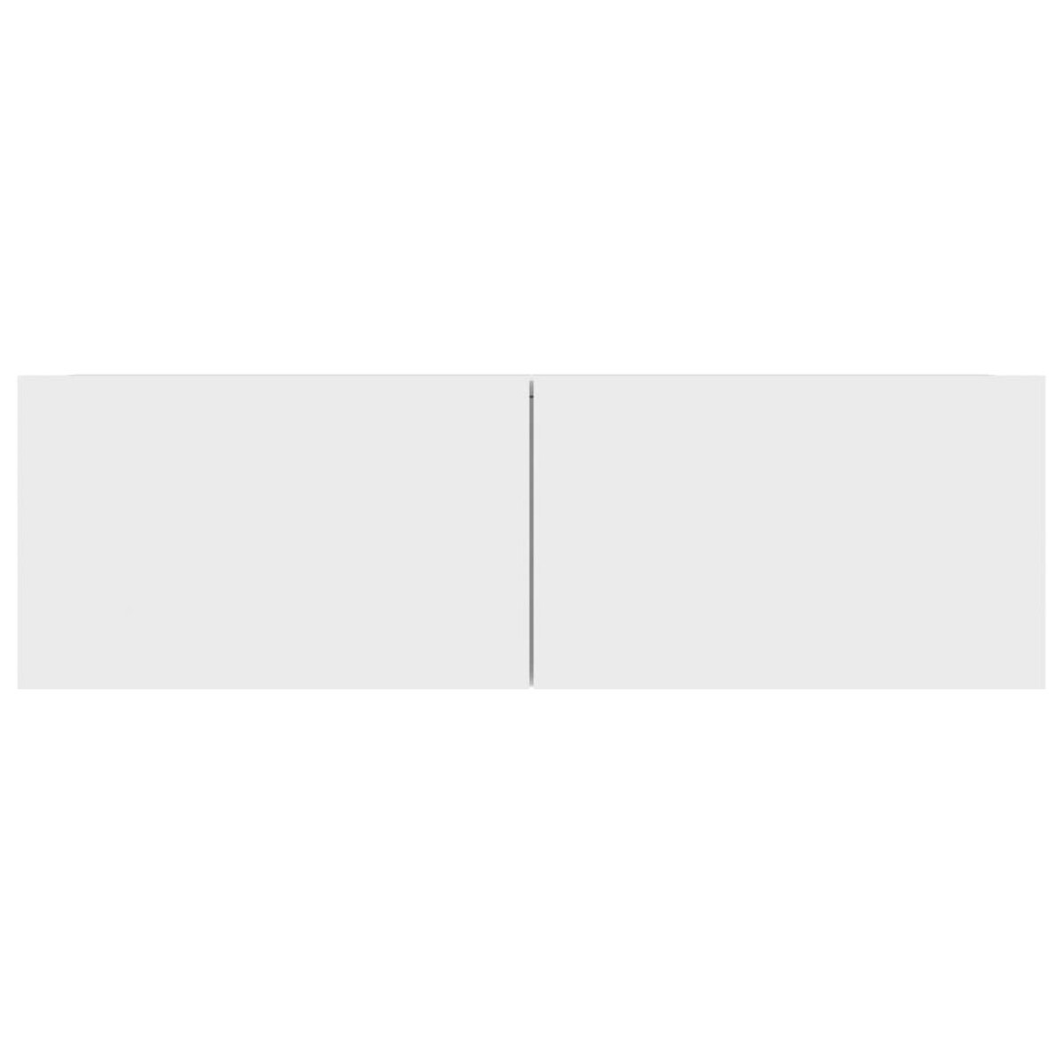 vidaXL Szafki telewizyjne, 3 szt., białe, materiał drewnopochodny