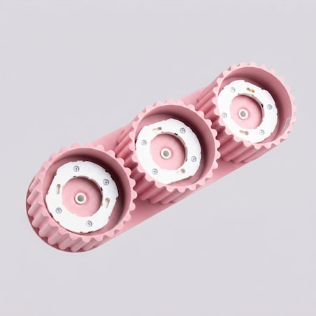 Plafon AURA 3 różowy Gx53