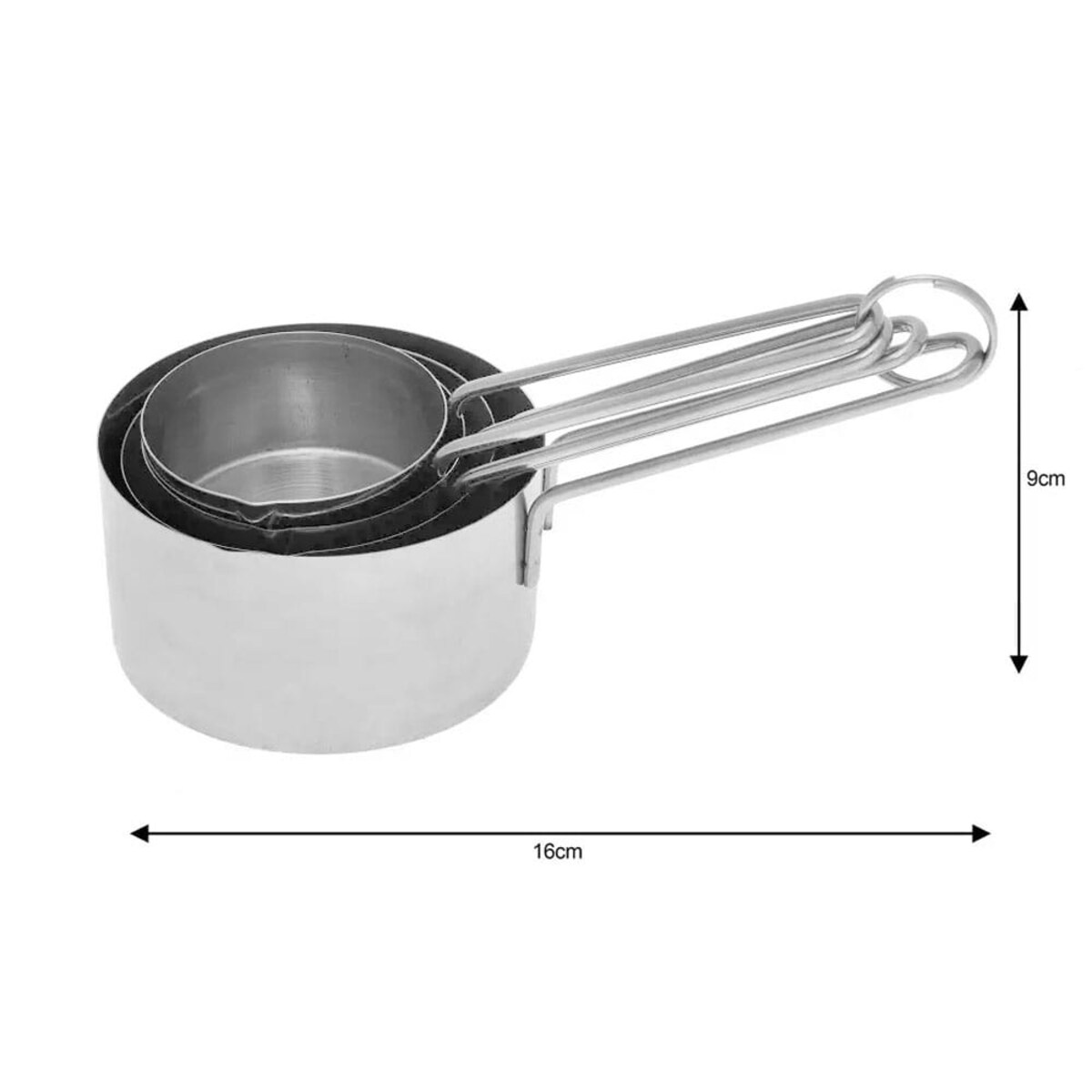 Zestaw 4 miarek kuchennych miarki KINGHOFF